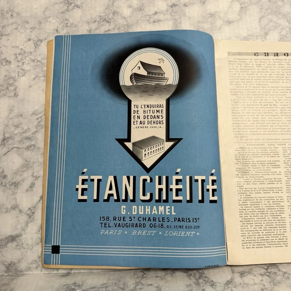 L'architecture d'aujourd'hui N°23 SPECTACLES Mai 1949 Magazine